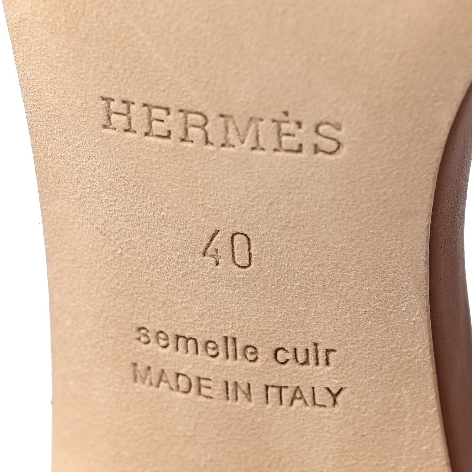 Hermes Calfskin Oasis Sandals 36 Gold 6 of 8