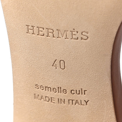 Hermes Calfskin Oasis Sandals 36 Gold 6 of 8