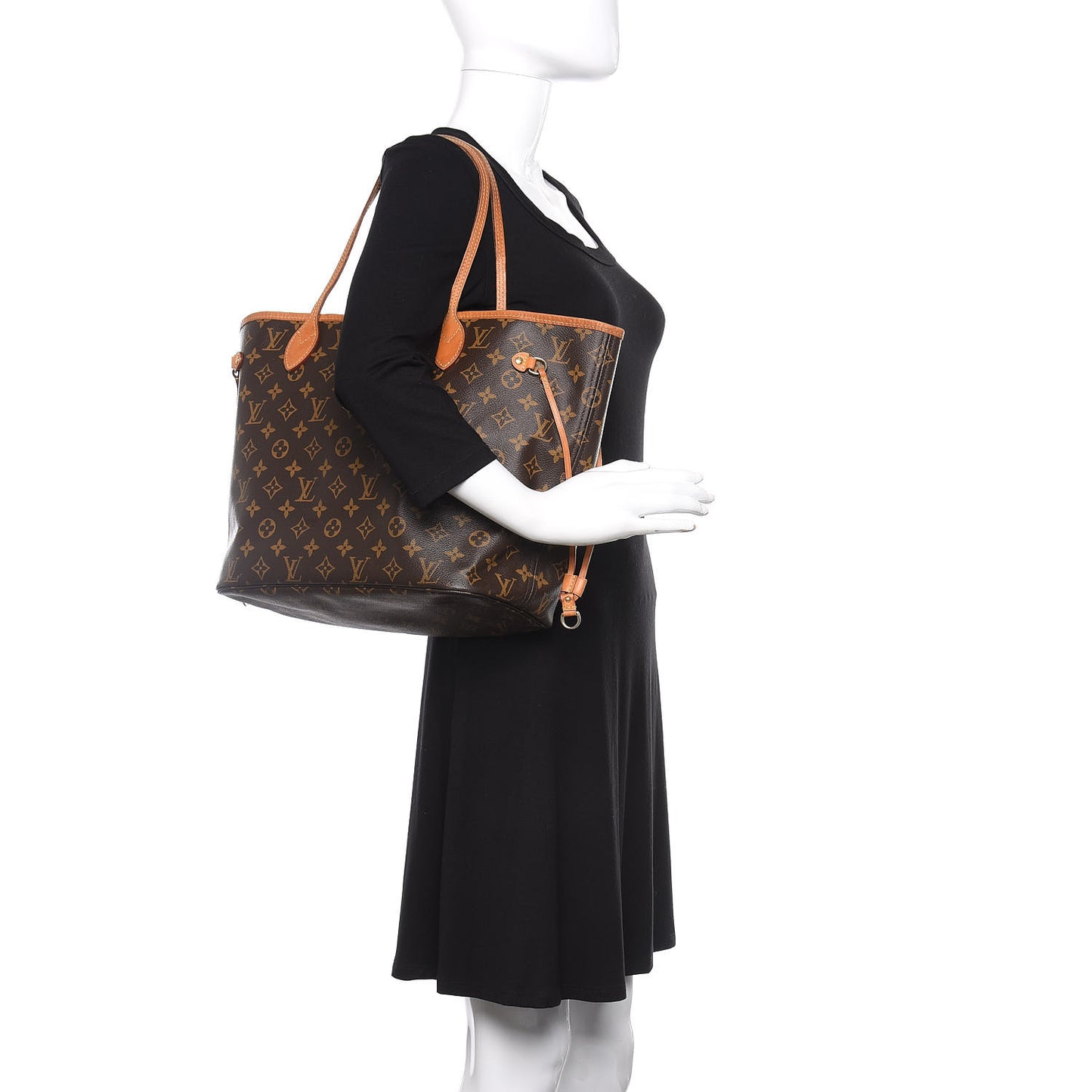 Monogram Neo Neverfull MM Rose Ballerine