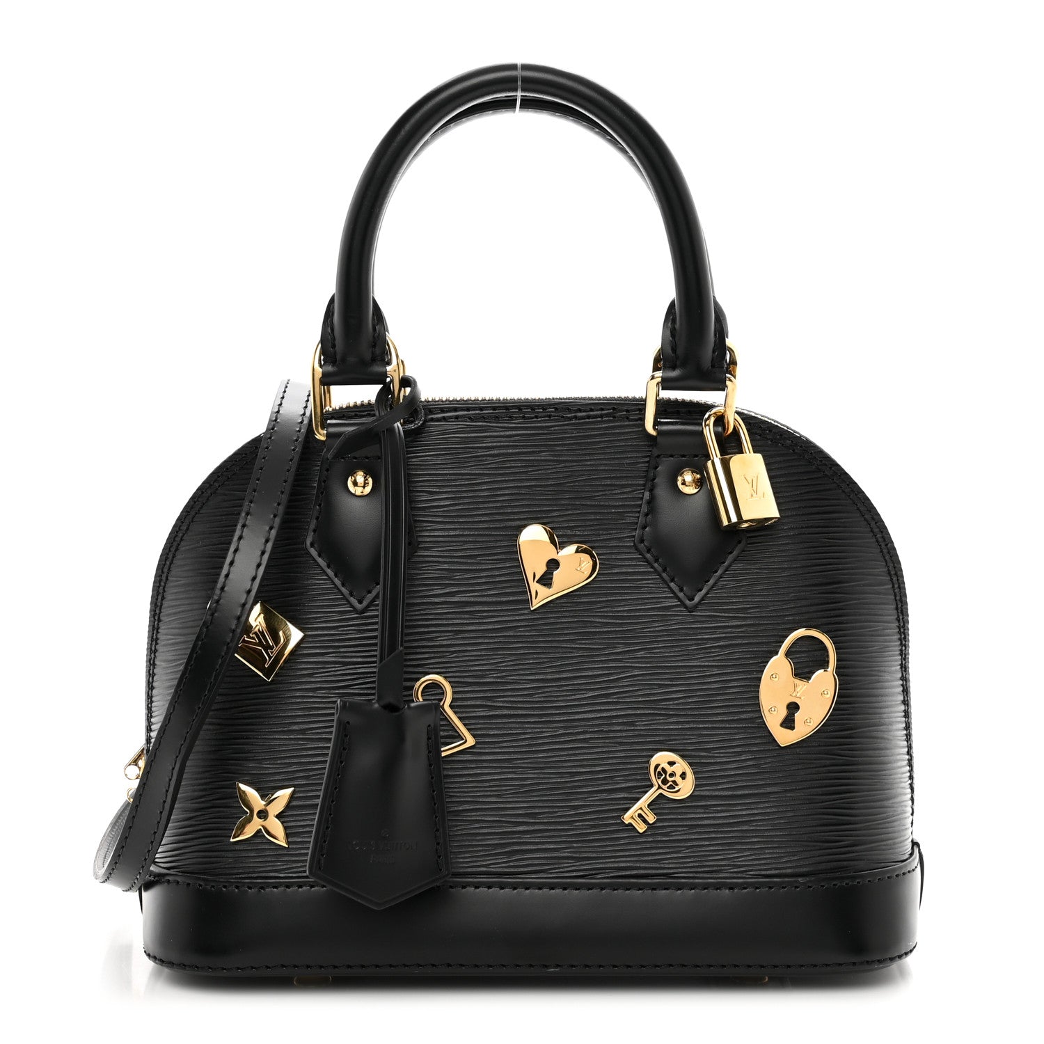 Louis Vuitton Epi Love Lock Alma BB Black 1 of 9