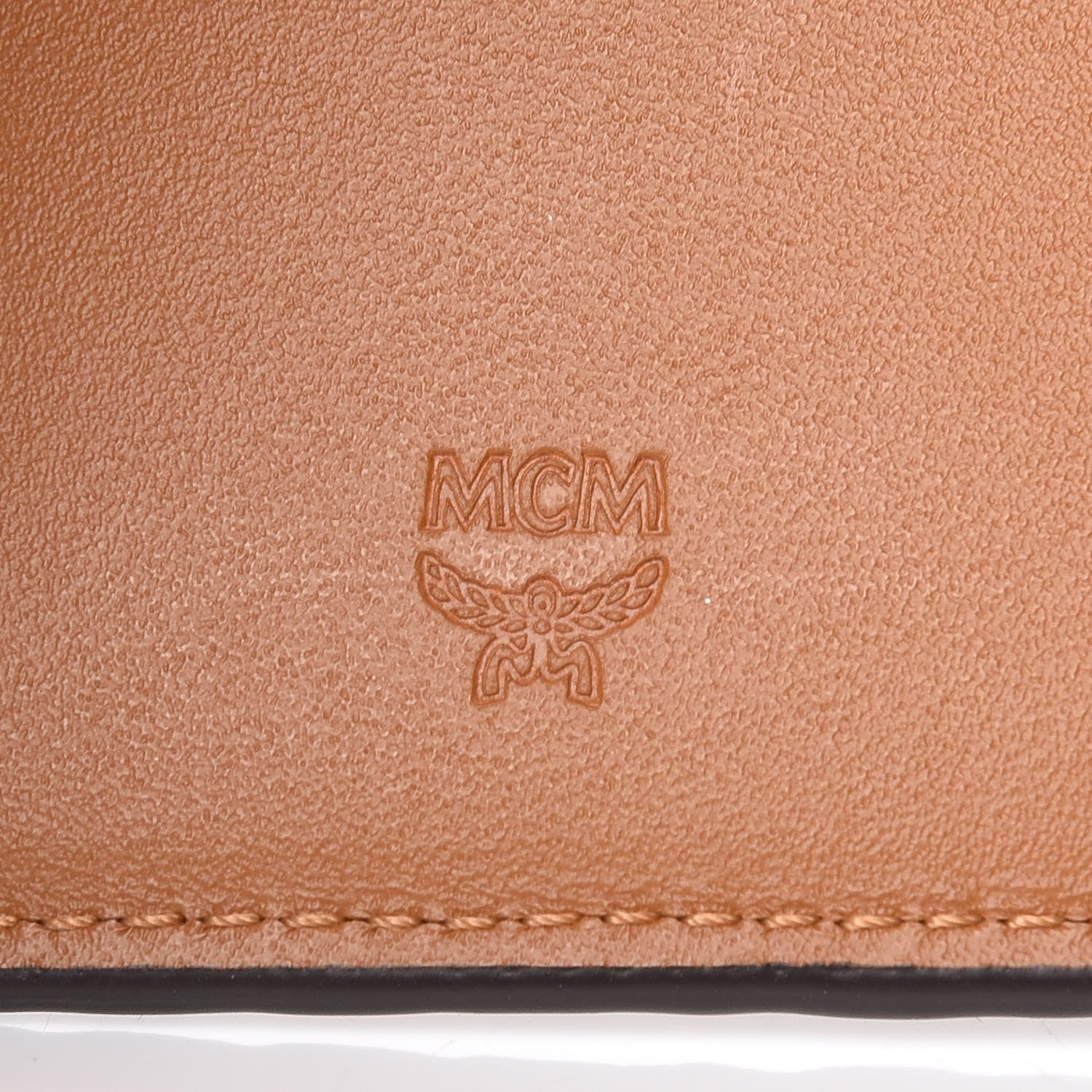 MCM Visetos ID Wallet Cognac 6 of 10