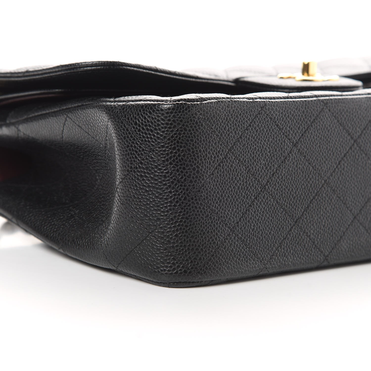Chanel Caviar Quilted Jumbo Double Flap Black 9 of 12