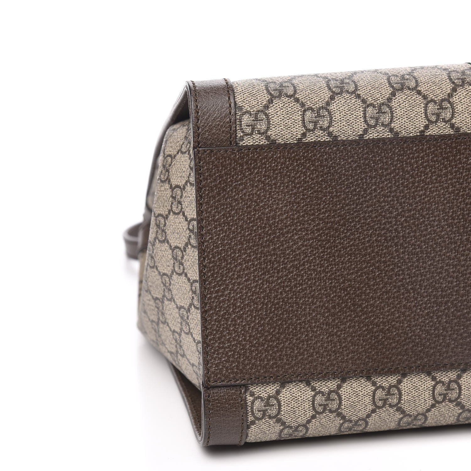 Gucci GG Supreme Monogram Web Medium Ophidia Tote Bag Brown 9 of 11
