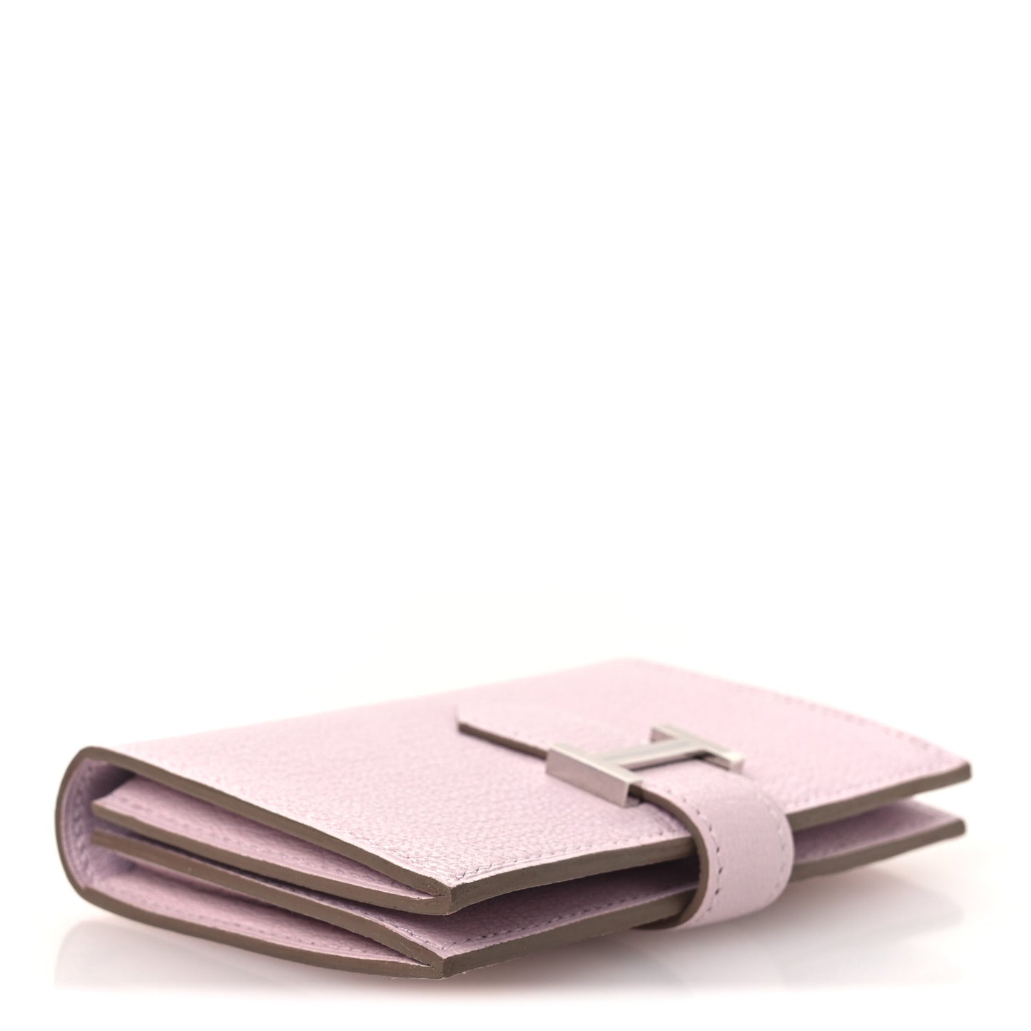 Chevre Mysore Bearn Card Holder Wallet Mauve Pale