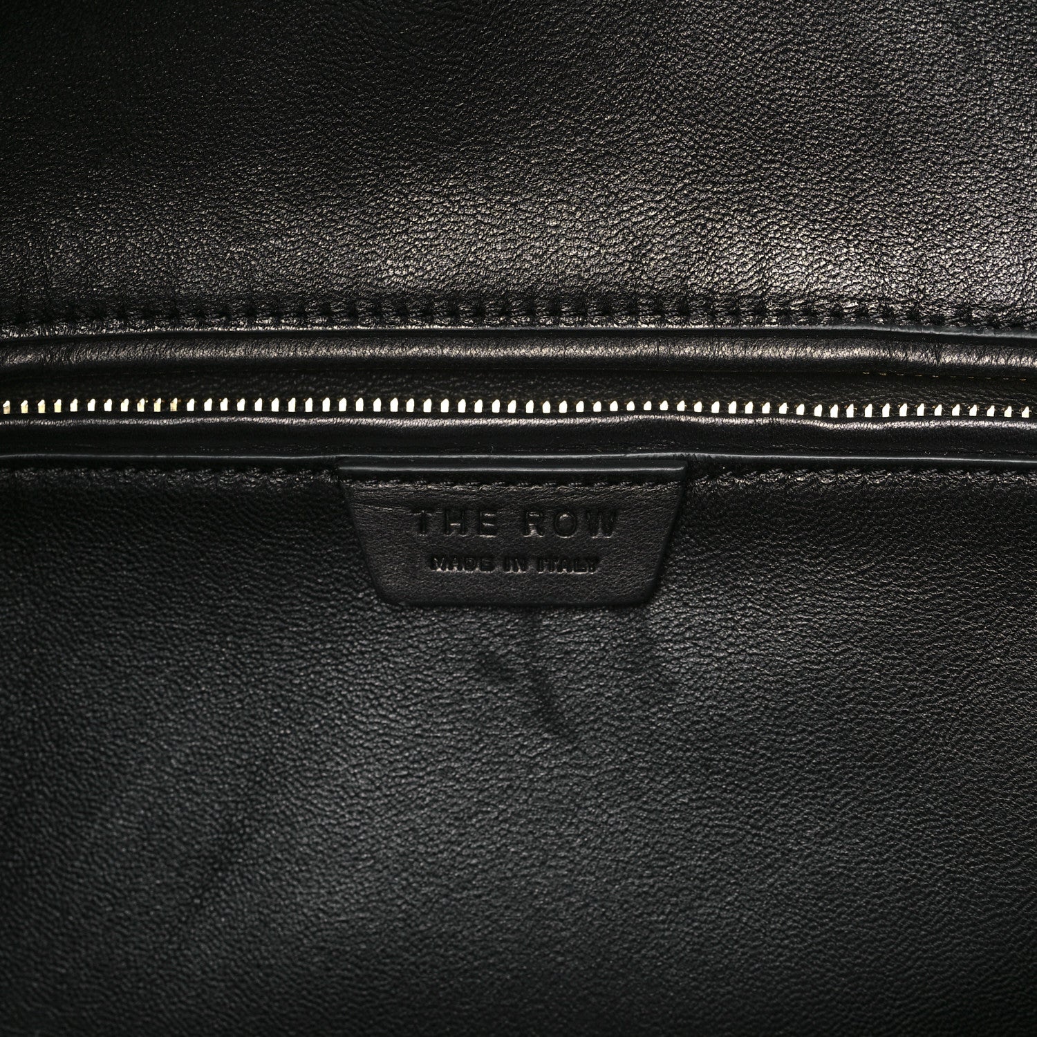 The Row Saddle Calfskin Belvedere Bucket Bag Black 6 of 8