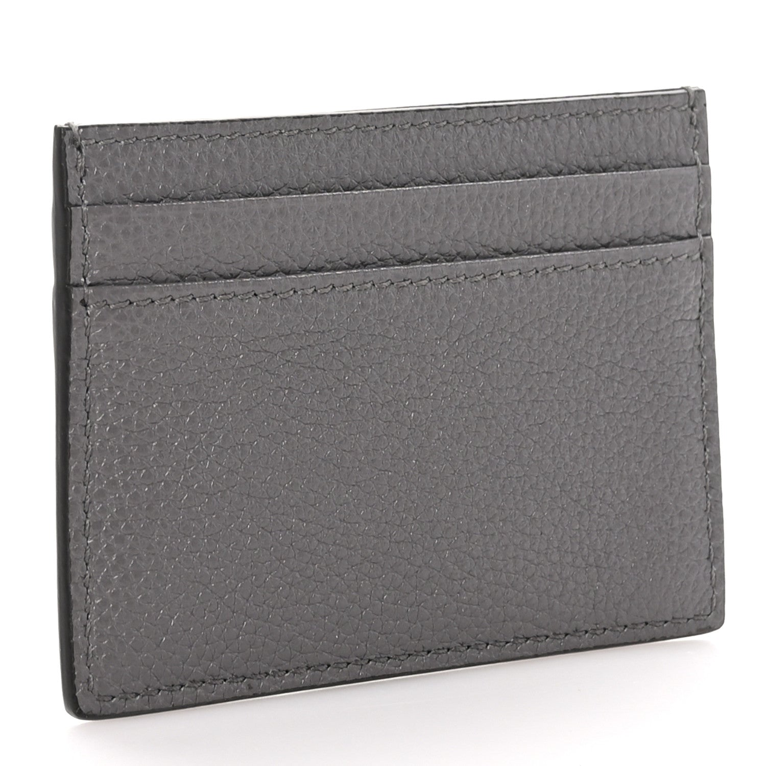 Gucci Grainy Calfskin Zumi Card Holder Dusty Grey 3 of 7
