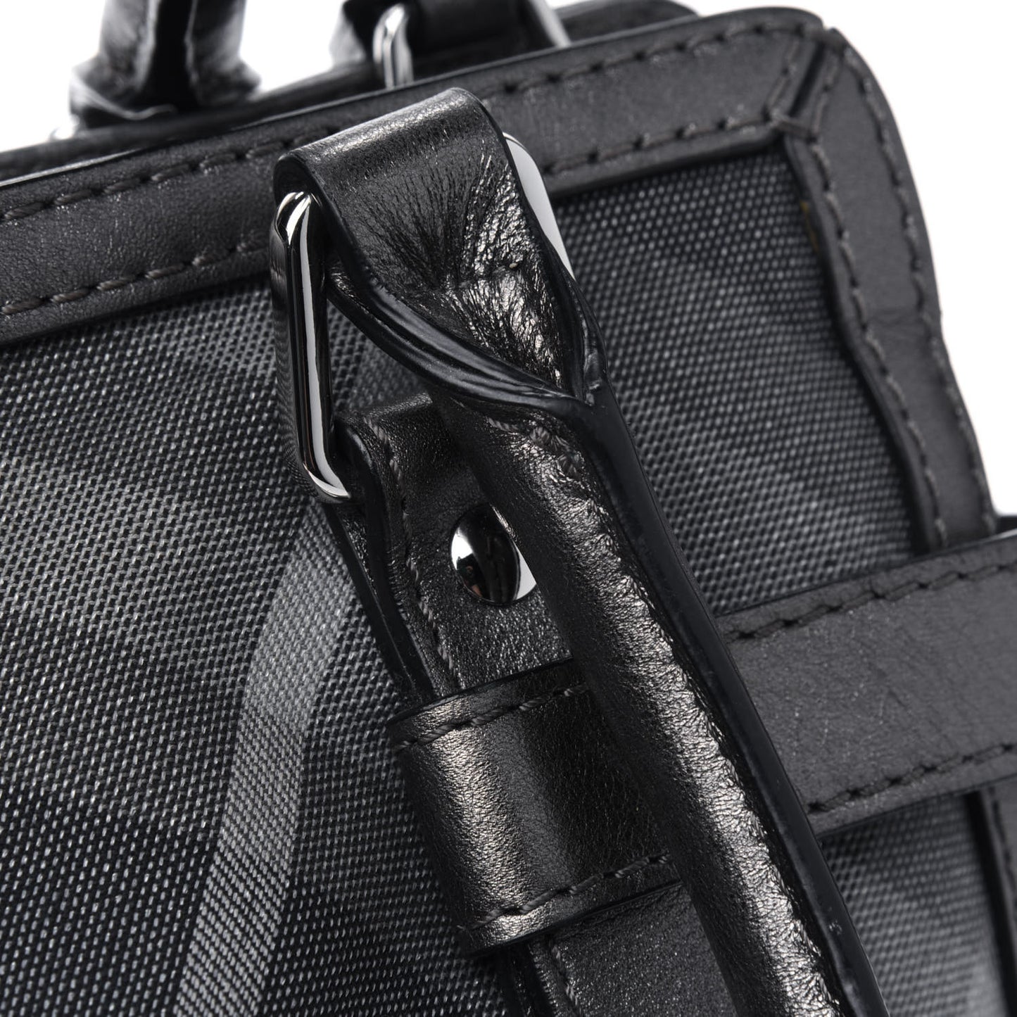 Shimmer Check Pilgrim Satchel Pewter