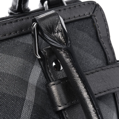 Burberry Shimmer Check Pilgrim Satchel Pewter 22 of 24