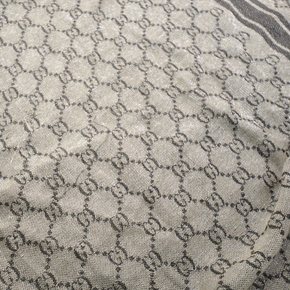 Gucci Wool Silk Monogram Shawl 7 of 8