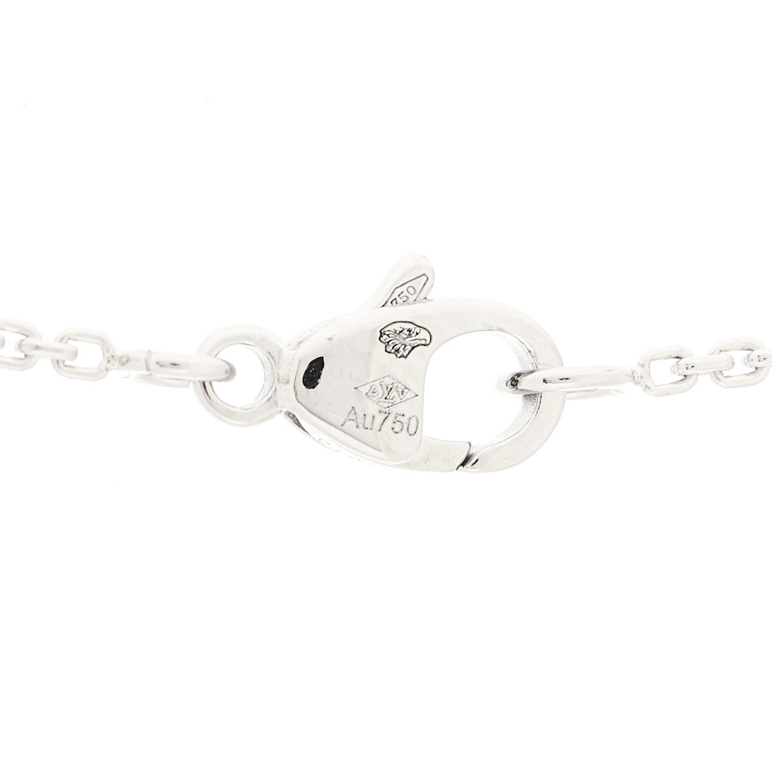 18K White Gold Diamond Idylle Blossom Pendant Necklace