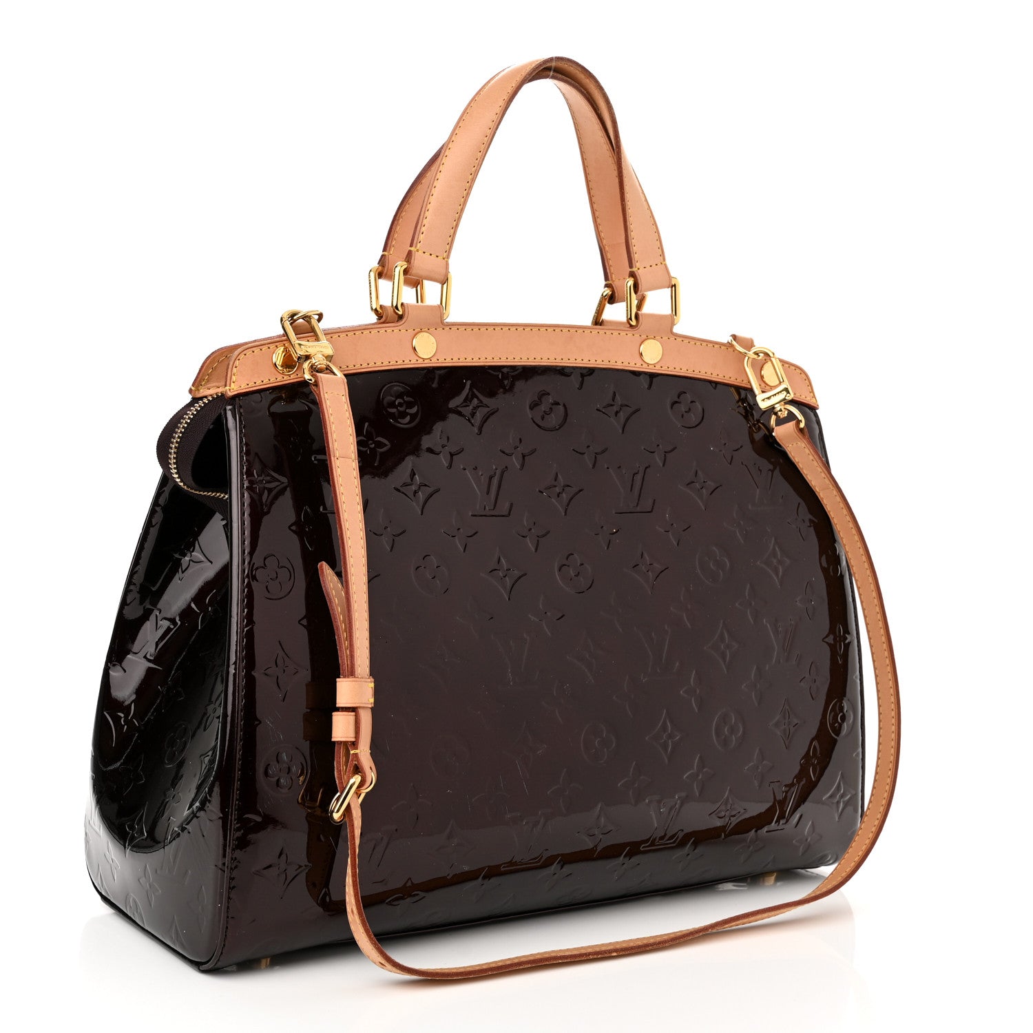 Louis Vuitton Vernis Brea MM Amarante 3 of 12