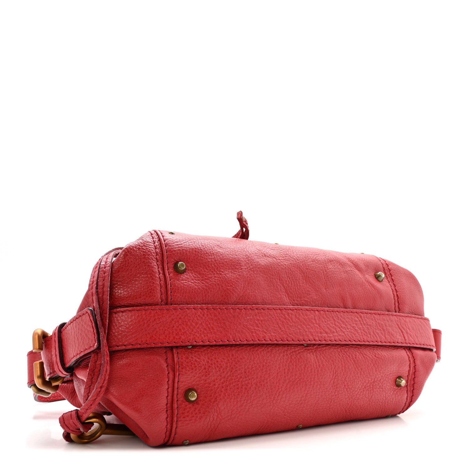 Chloe Calfskin Medium Paddington Satchel Rouge 4 of 23
