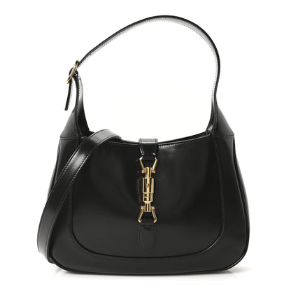 Gucci Boarded Dyana Lux Calfskin Small Jackie 1961 Hobo Black 1 of 10