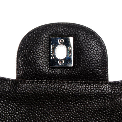Chanel Caviar Quilted Jumbo Single Flap Dark Brown 8 of 8