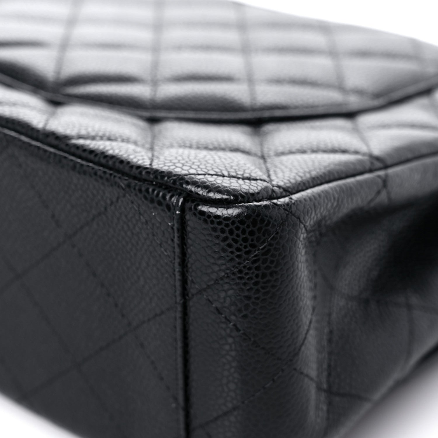 Chanel Caviar Quilted Maxi Double Flap Black 10 of 14