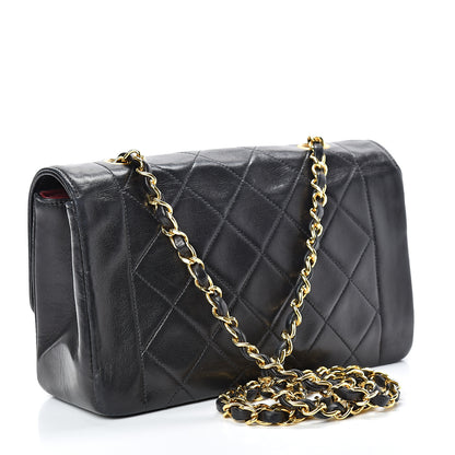 Chanel Lambskin Quilted Small Single Flap Black 2 of 16