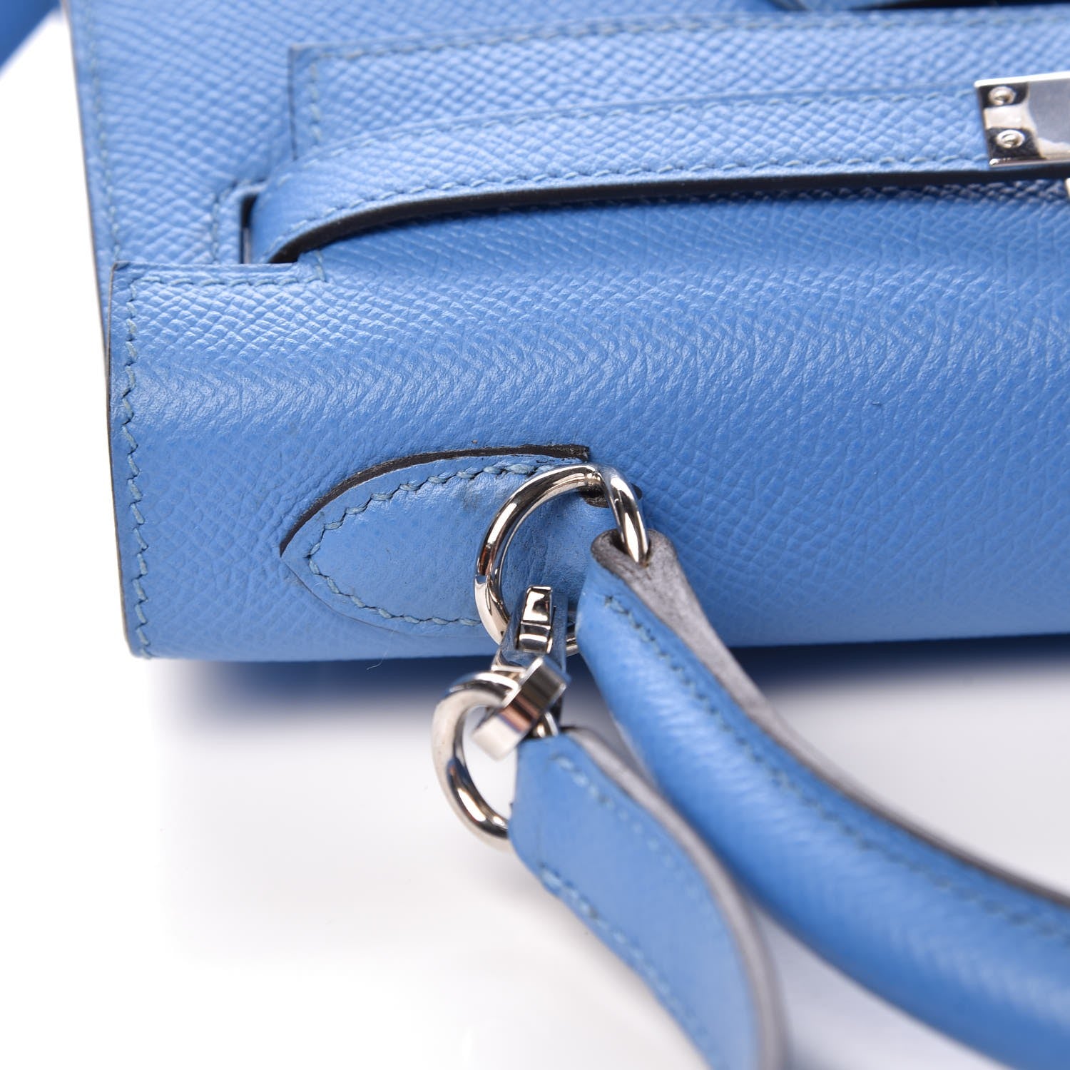 Hermes Epsom Kelly Sellier 25 Bleu Paradis 22 of 39