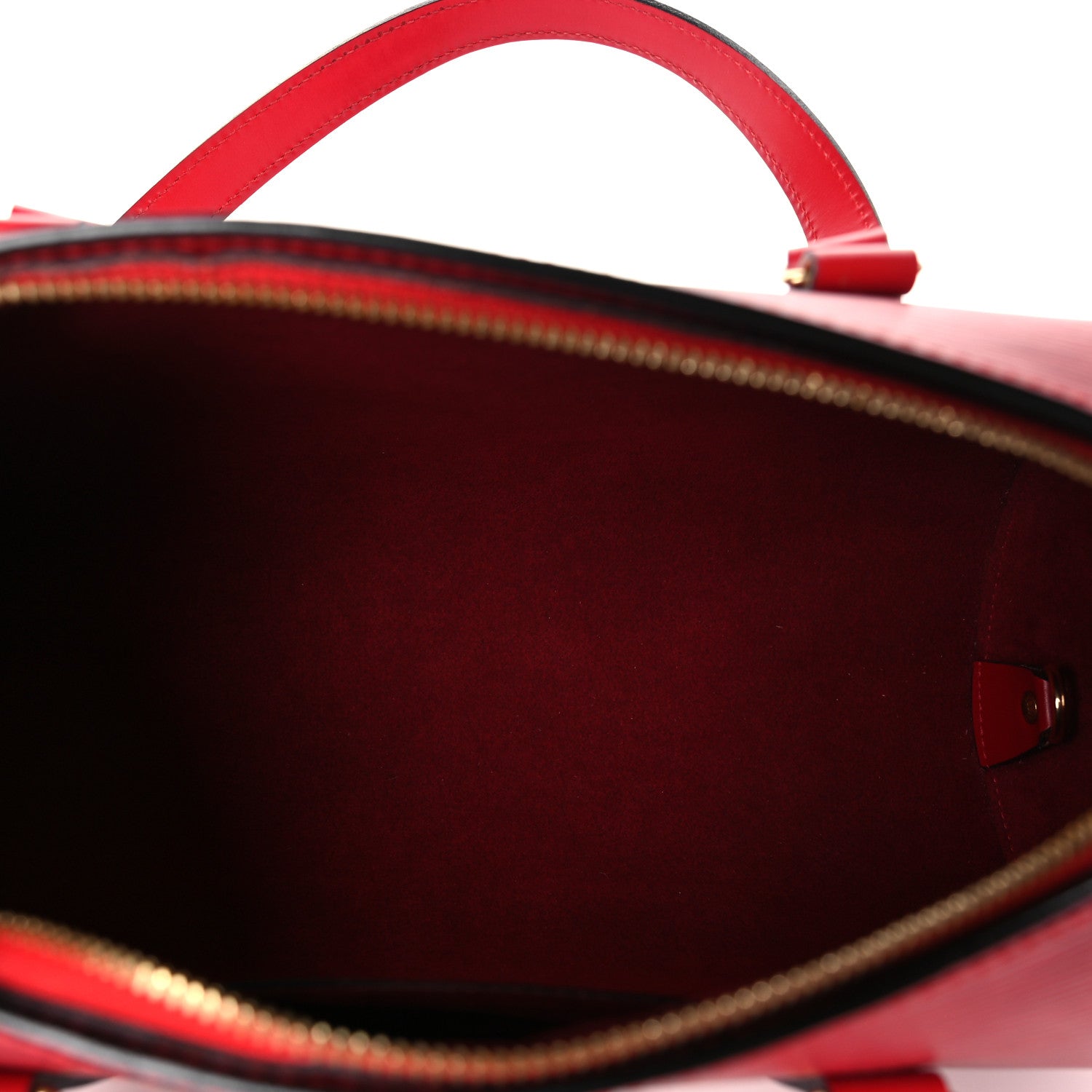 Louis Vuitton Epi Soufflot Castillan Red 6 of 9