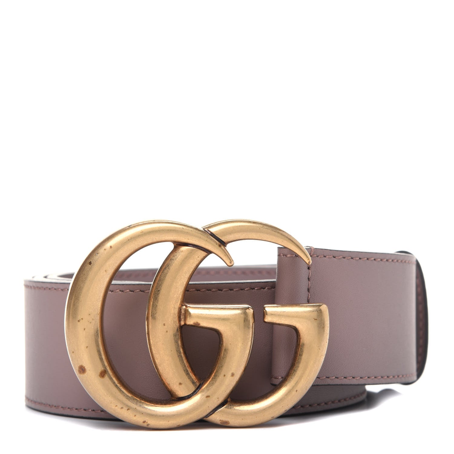 Gucci Calfskin Double G 40mm Belt 85 34 Porcelain Rose 1 of 6
