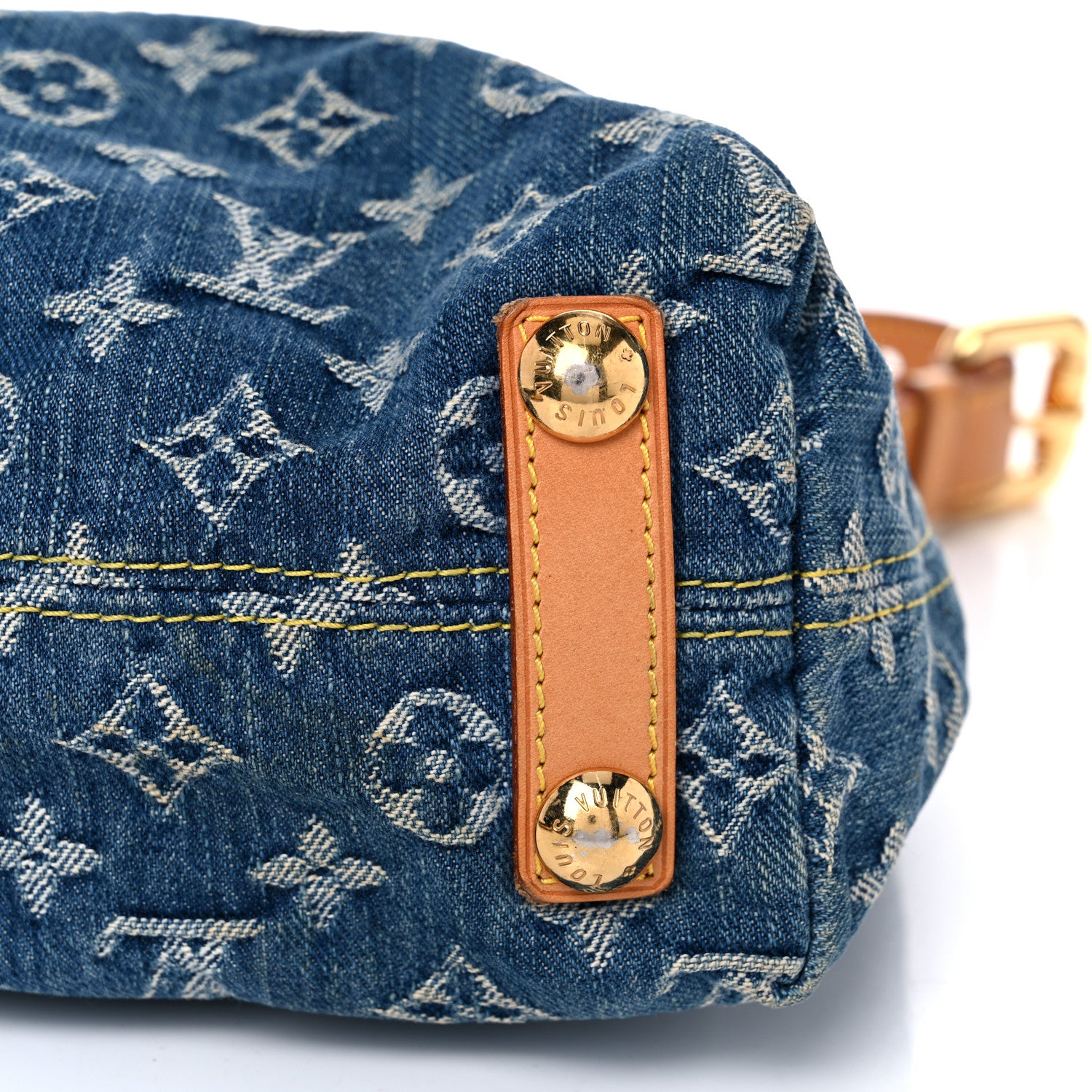 Louis Vuitton Monogram Denim Baggy PM Blue 16 of 23