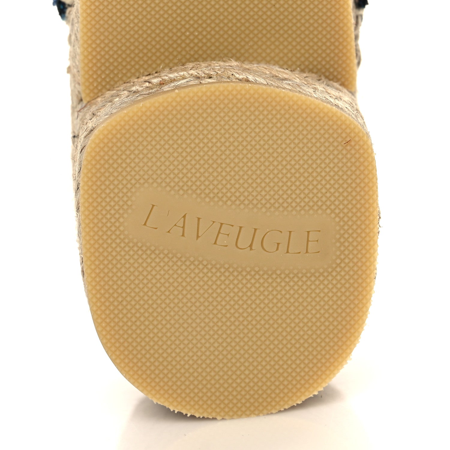 Gucci Monogram Multicolor Criss Cross Espadrille Sandals 35.5 Light Blue 7 of 11