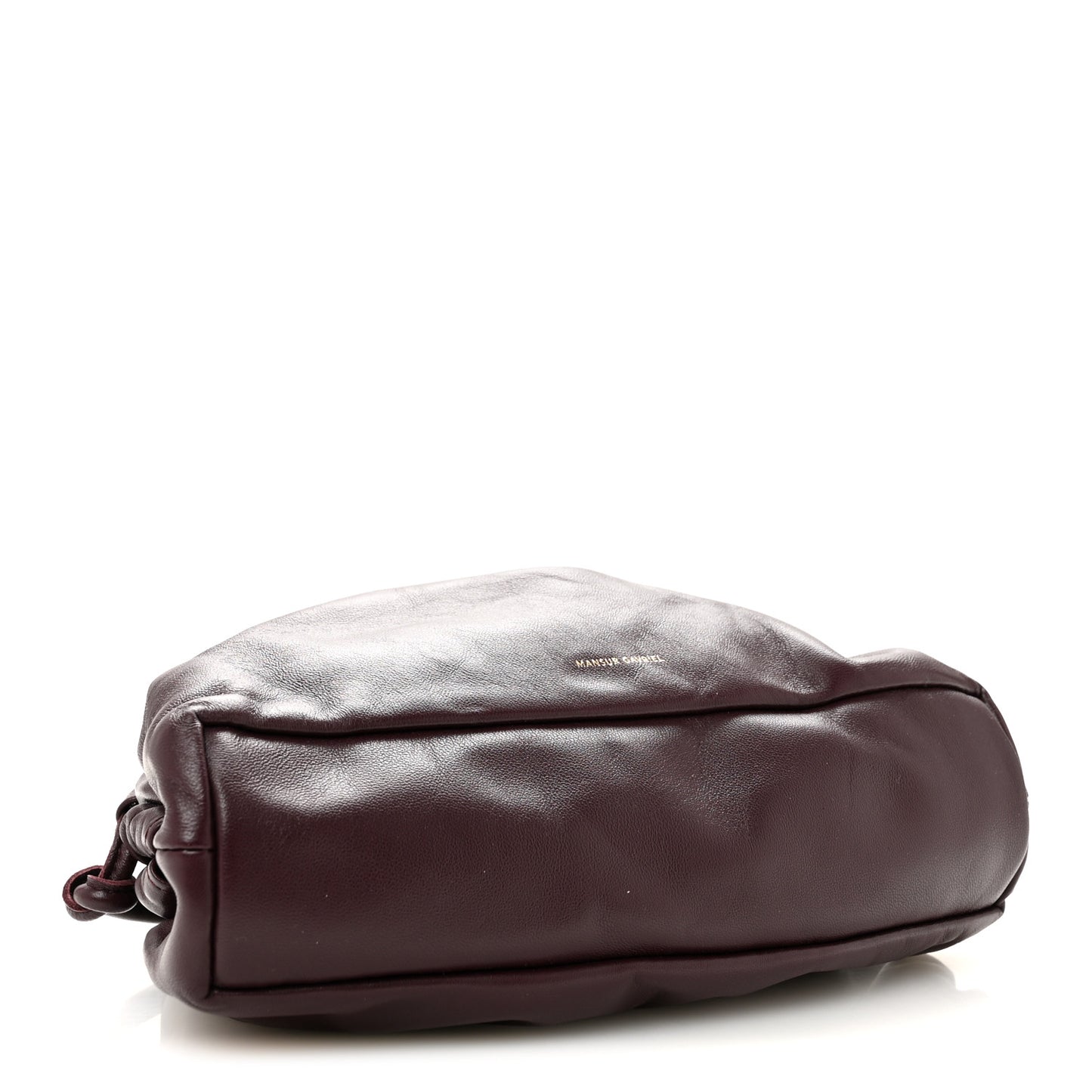 Lambskin Mini Cloud Clutch Plum