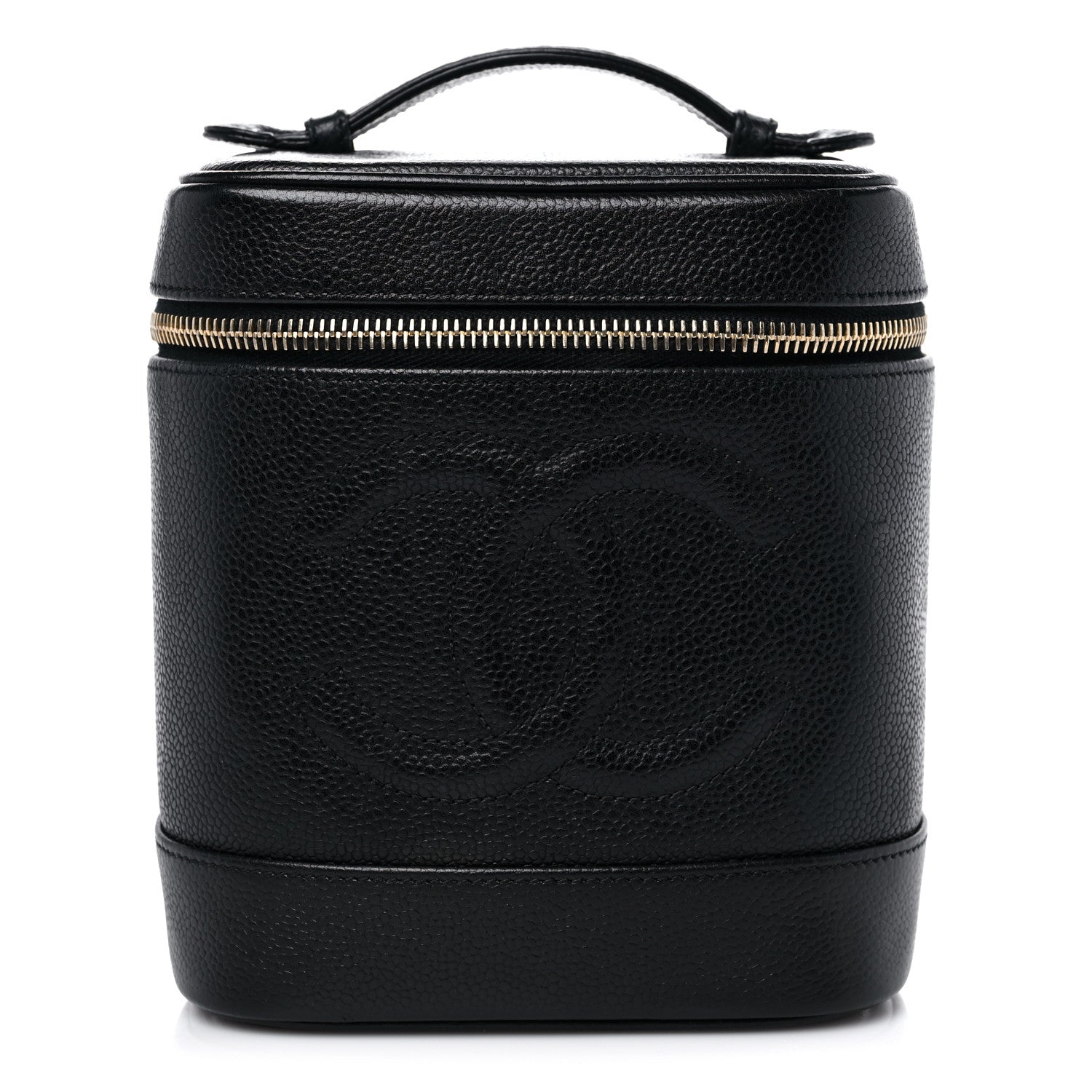 Chanel Caviar Vanity Cosmetic Case Black 1 of 15
