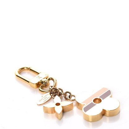 Louis Vuitton Stripes Flowers Bag Charm 4 of 5
