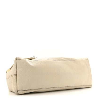 Gucci Pebbled Calfskin Medium Soho Chain Shoulder Bag Off White 4 of 17