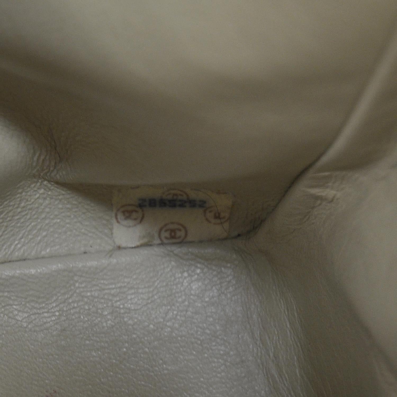 Chanel Lambskin Quilted Medium Double Flap White GHW 10 of 10