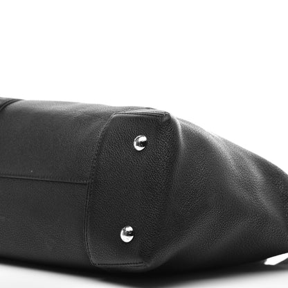 Louis Vuitton Veau Cachemire Soft Lockit MM Black 8 of 8