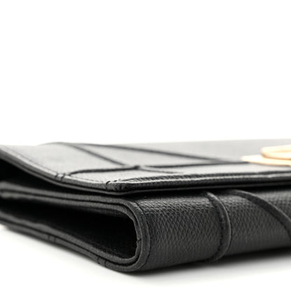 Christian Dior Grained Calfskin Diorama Croisiere Chain Wallet Black 9 of 10