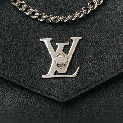 Louis Vuitton Soft Calfskin My Lockme Chain Bag BB Black 8 of 10
