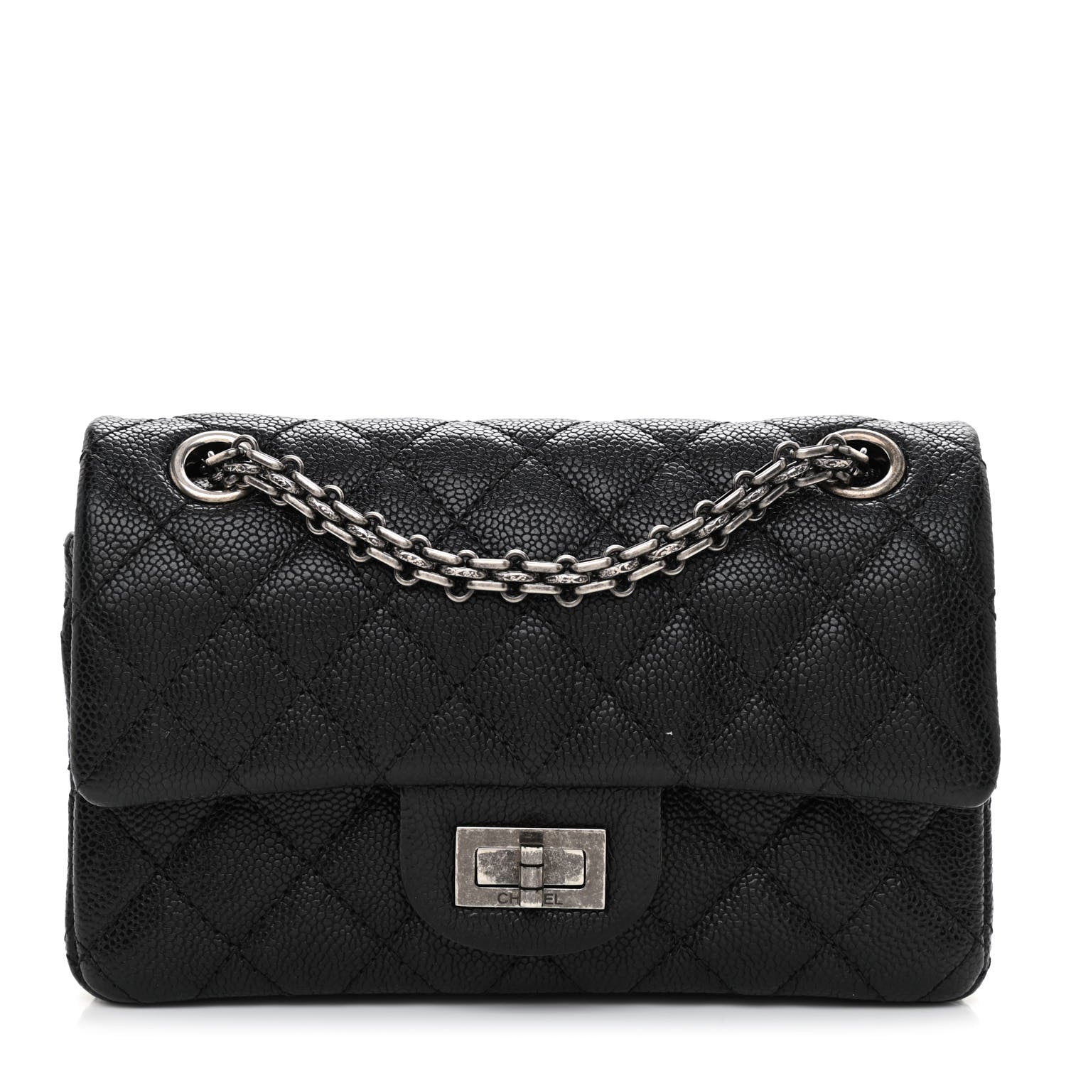 Chanel Caviar 2.55 Reissue 224 Flap Black 1 of 10