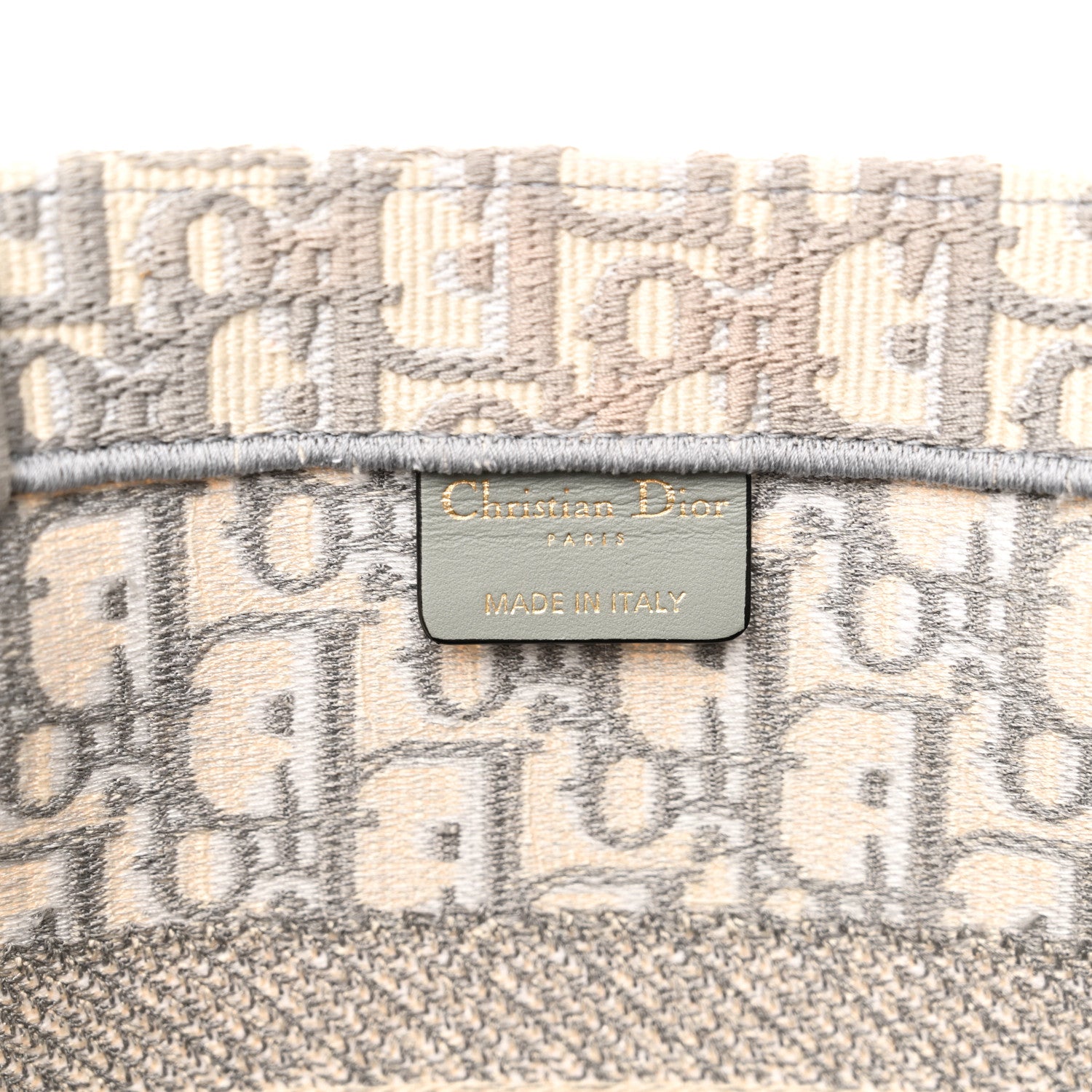 Christian Dior Oblique Medium Book Tote Grey 5 of 10