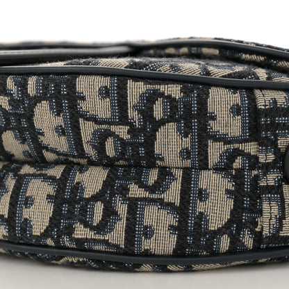 Christian Dior Oblique Saddle Bag Blue 10 of 10