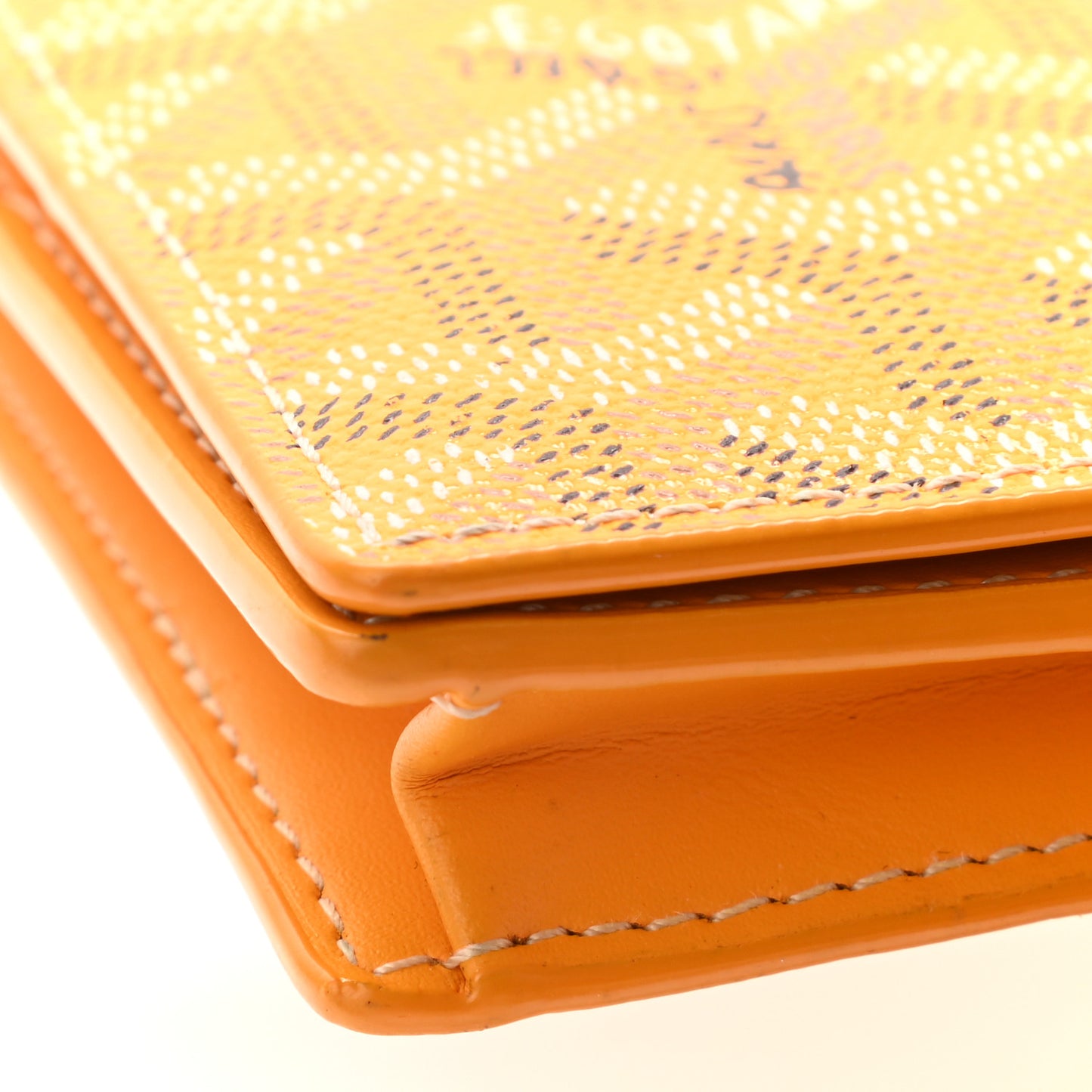 Goyardine Richelieu Wallet Yellow