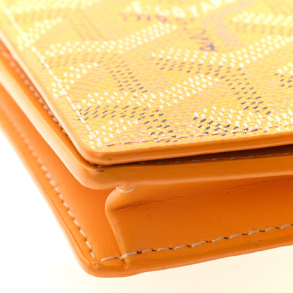 Goyard Goyardine Richelieu Wallet Yellow 7 of 13