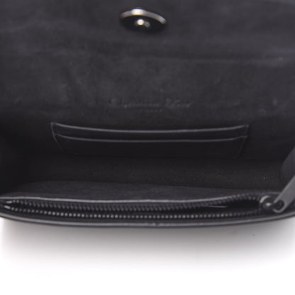 Christian Dior Ultra Matte Calfskin Saddle Belt Bag Black 5 of 13