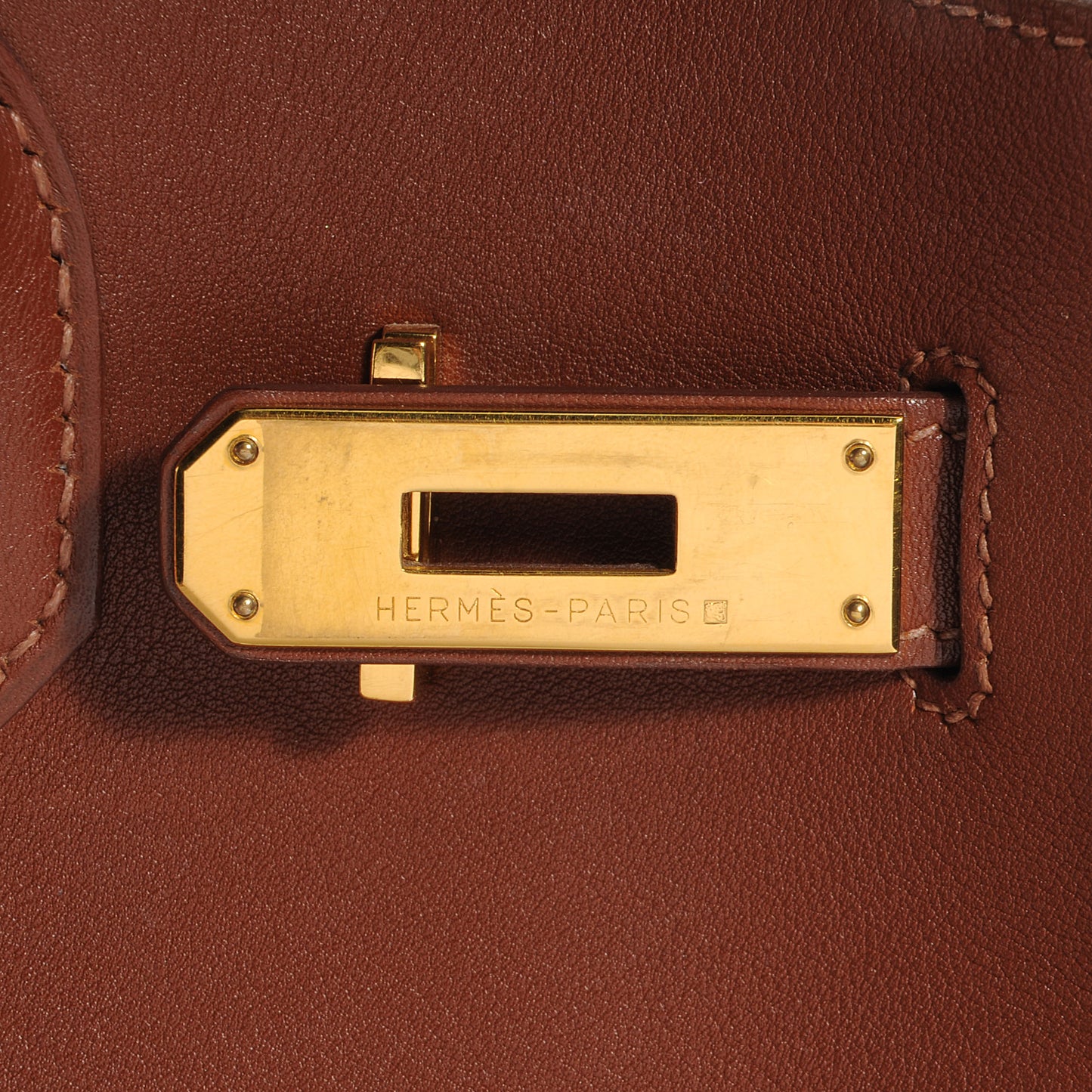 Box Leather Birkin 30 Noisette