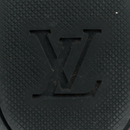 Louis Vuitton Calfskin Punchy Karakoram Sneaker Boots 37.5 Black 7 of 9