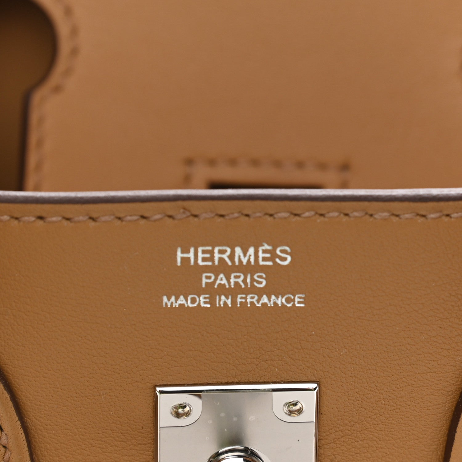 Hermes Swift In & Out Birkin 25 Biscuit 6 of 11