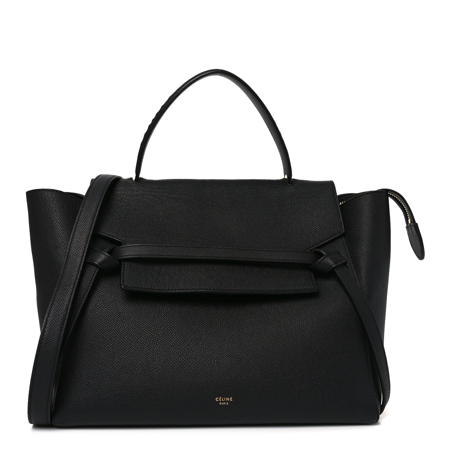 Celine Grained Calfskin Mini Belt Bag Black 1 of 10