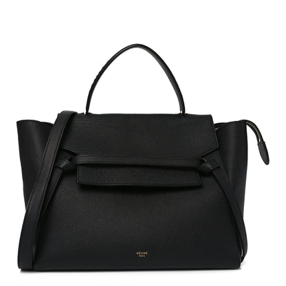 Celine Grained Calfskin Mini Belt Bag Black 1 of 10
