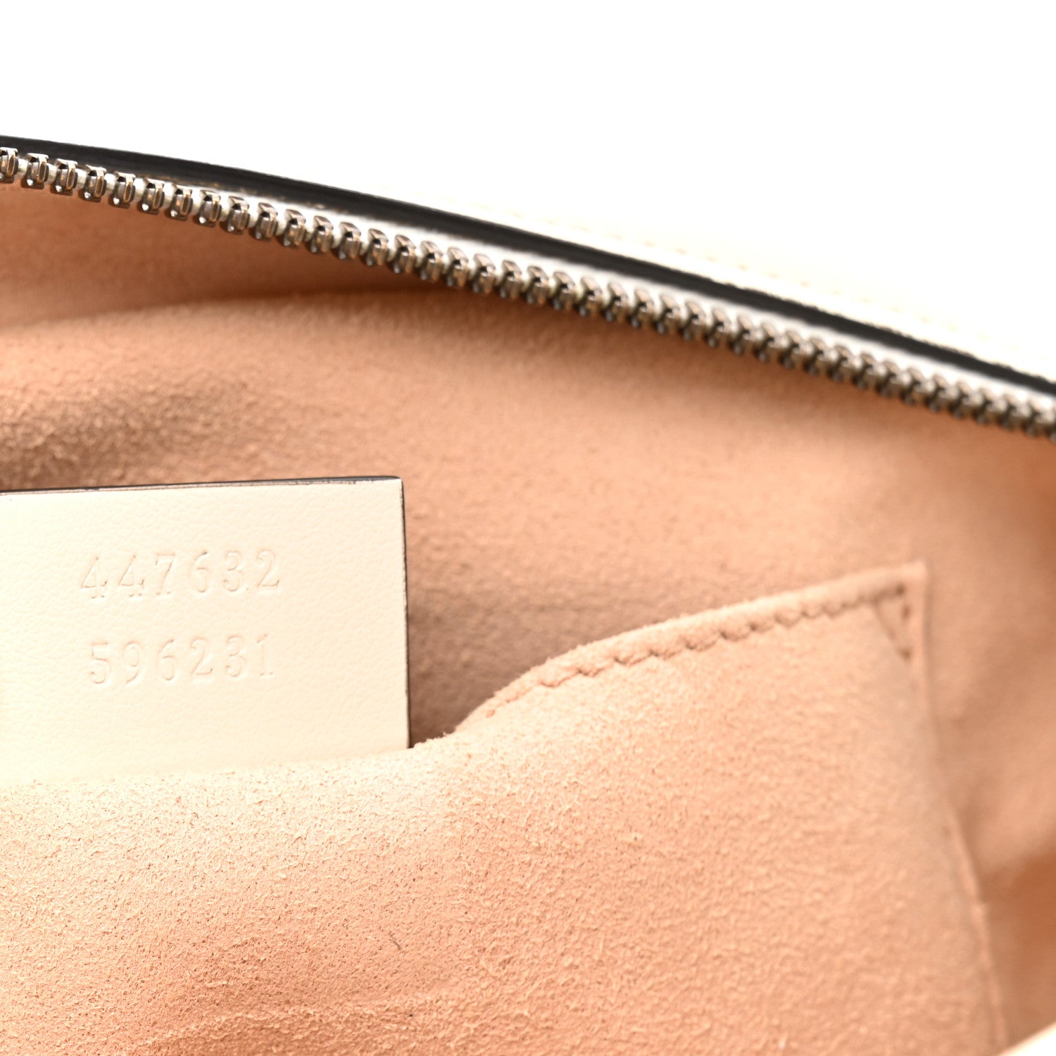 Gucci Calfskin Matelasse Small GG Marmont Chain Shoulder Bag White 7 of 13