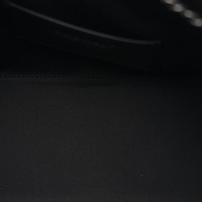 Chanel Shiny Crumpled Calfskin Quilted Small Chanel 25 Handbag Black 5 of 11