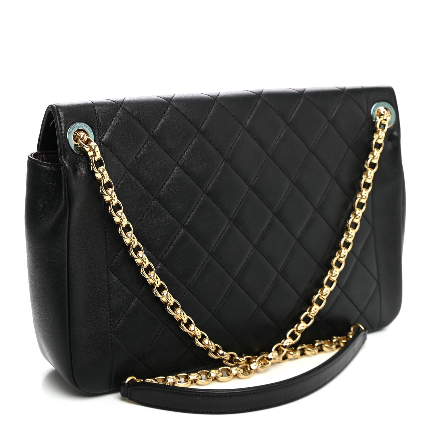 Chanel Lambskin Quilted Large Chic With Me Flap Black 2 of 9