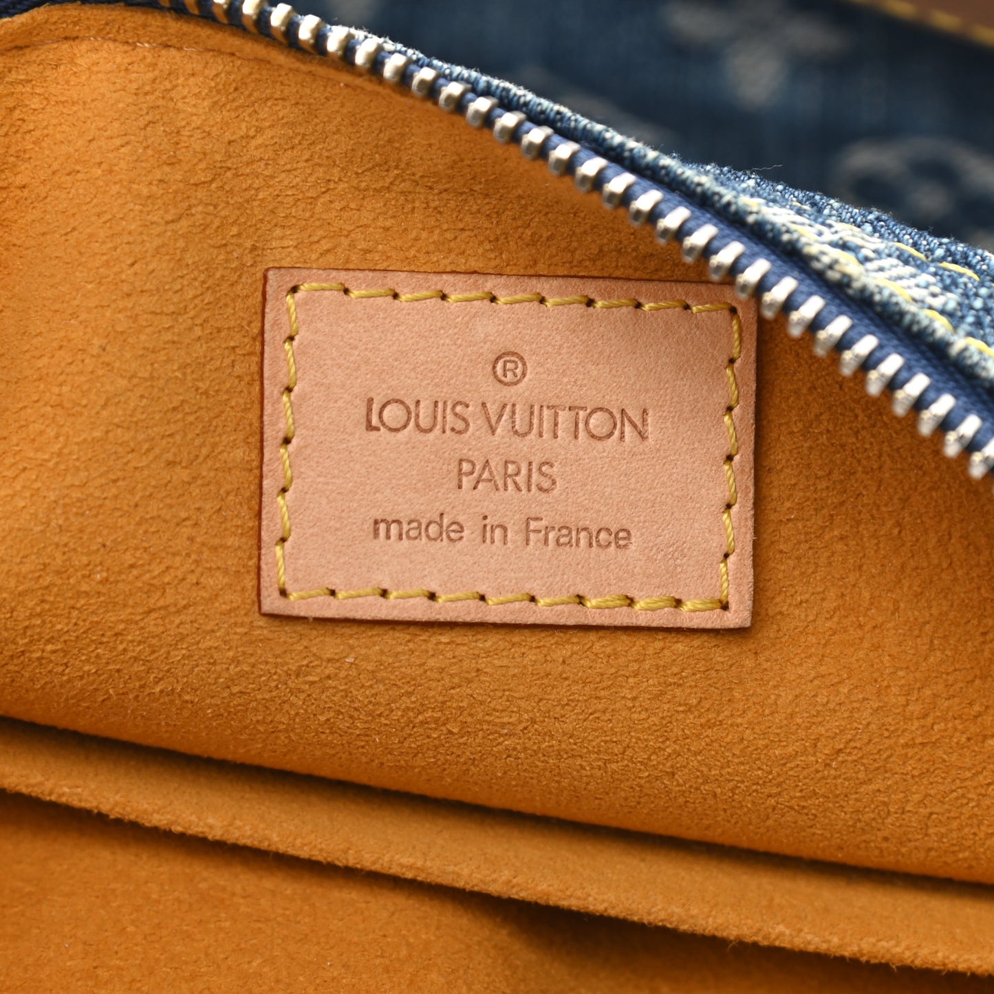 Monogram Denim Baggy PM Blue