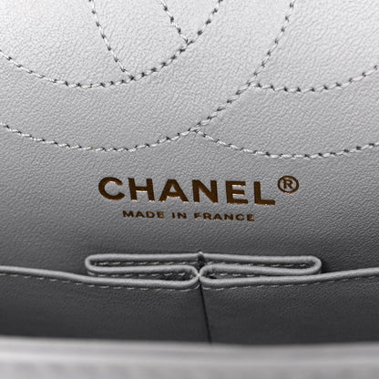 Chanel Aged Calfskin Quilted 2.55 Reissue 225 Flap Grey 6 of 14