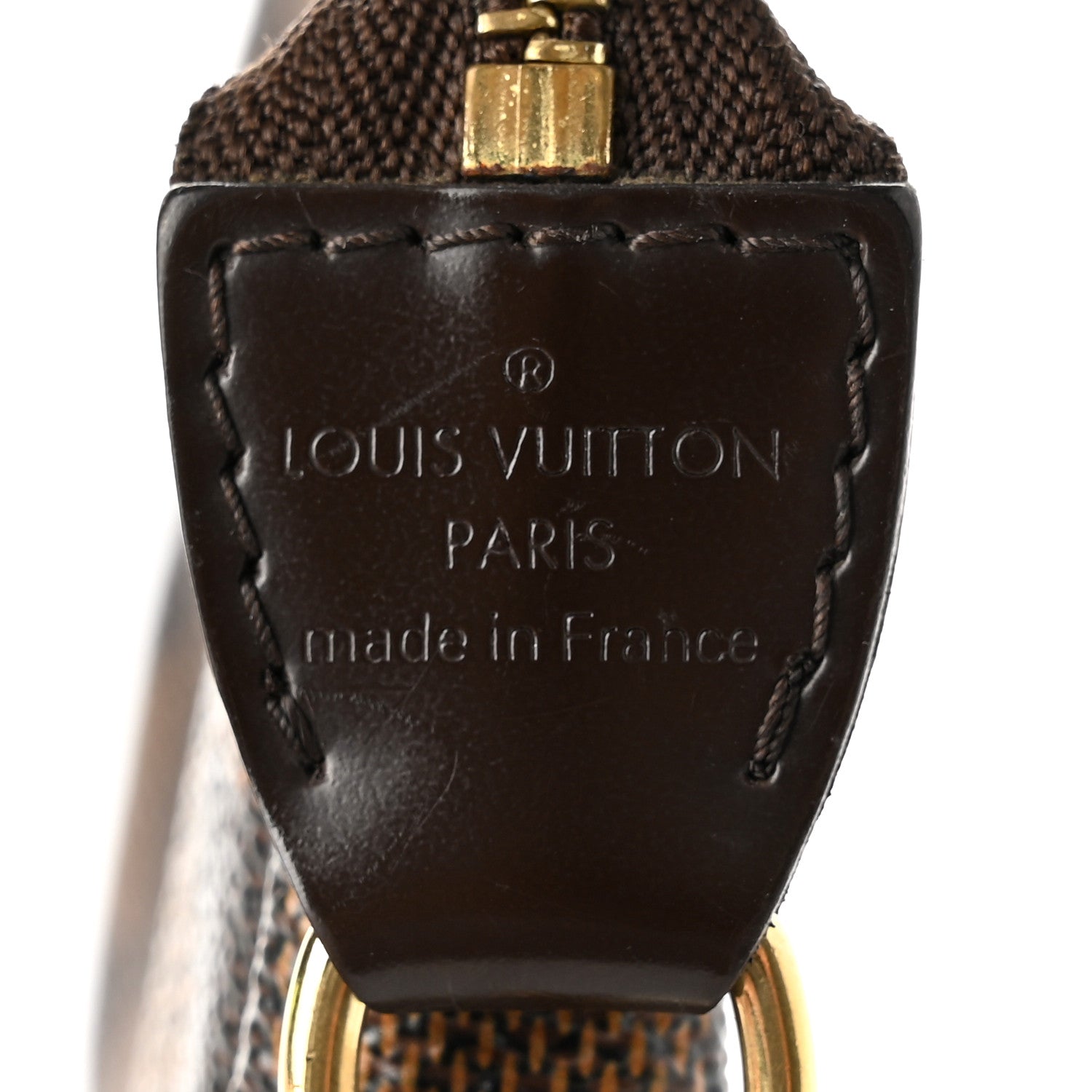 Louis Vuitton Damier Ebene Complice Trunks and Bags Mini Pochette Accessories Red 6 of 8